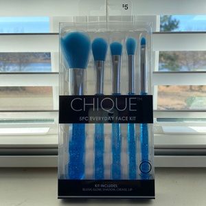 5 Piece Makeup Brush Kit